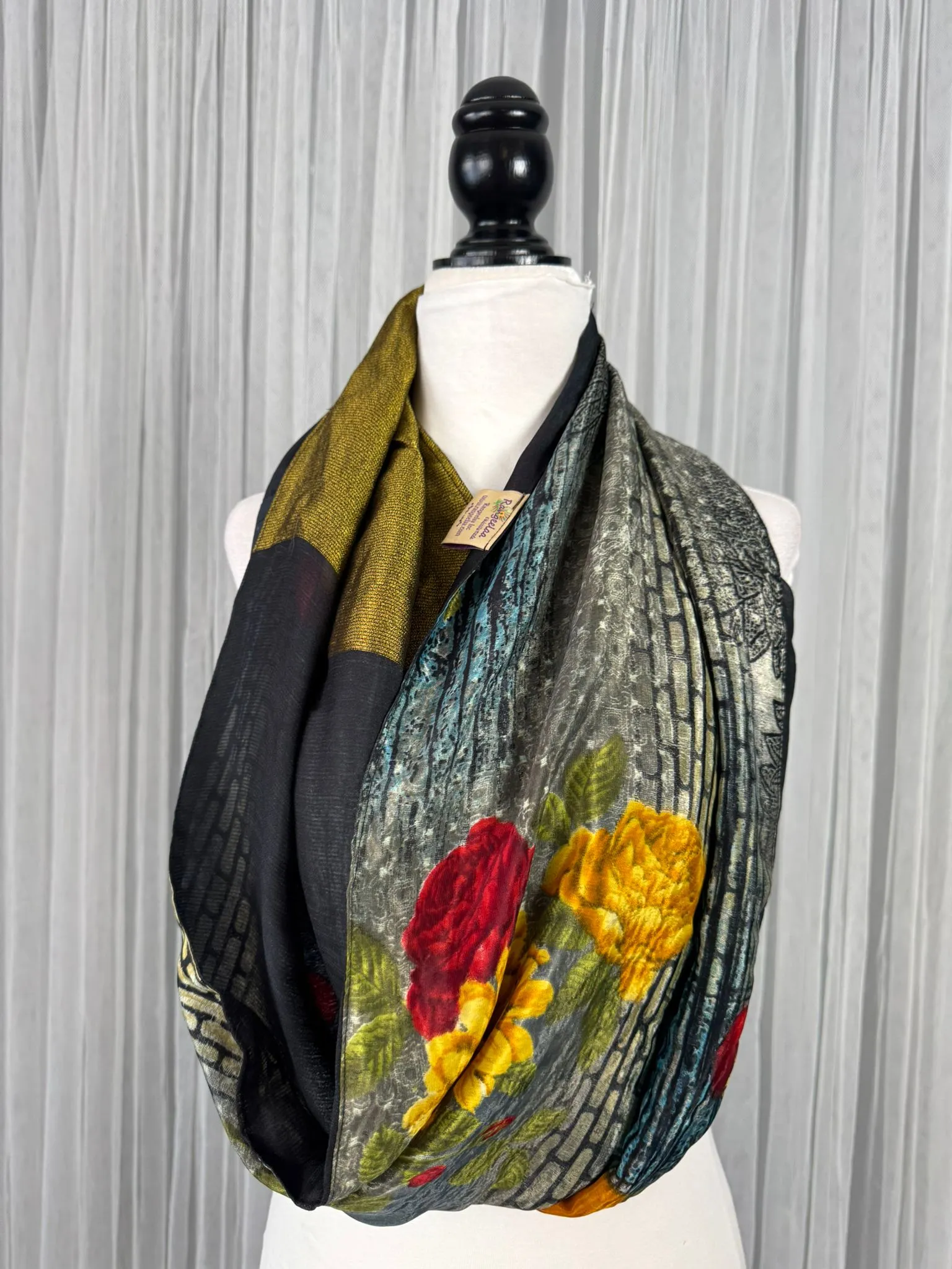 40 inch Reversible Infinity Scarf-J041