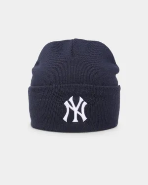 47 Brand New York Yankees Haymaker Cuff Knit Beanie Light Navy