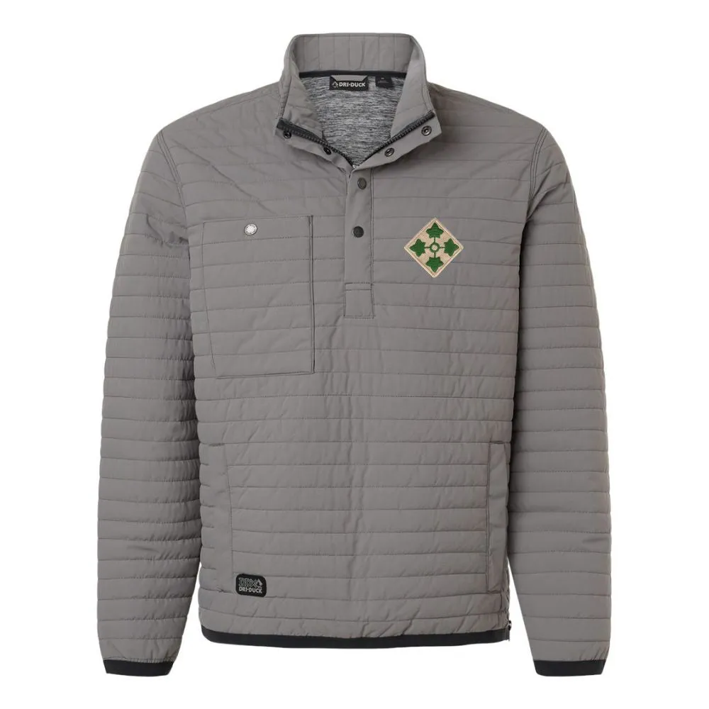 4th Infantry Dri-Duck Keystone Quilted Pullover