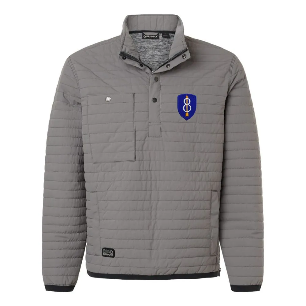 8th Infantry Dri-Duck Keystone Quilted Pullover