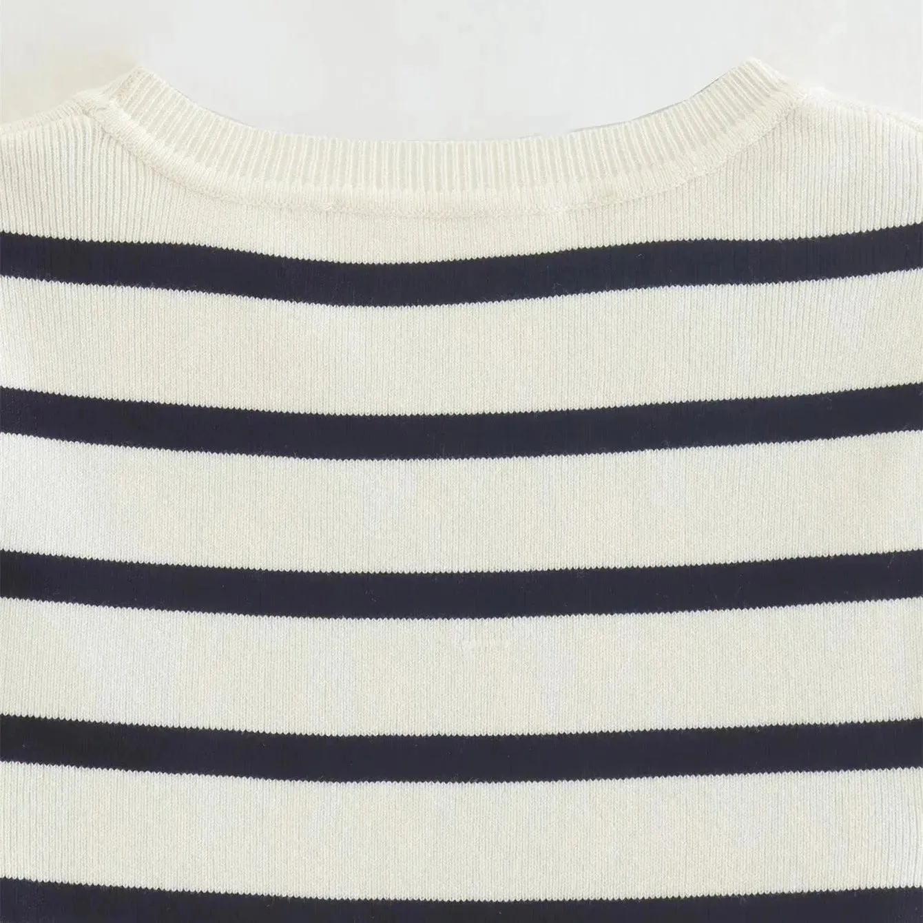 A&A Basic Striped Knitted Top