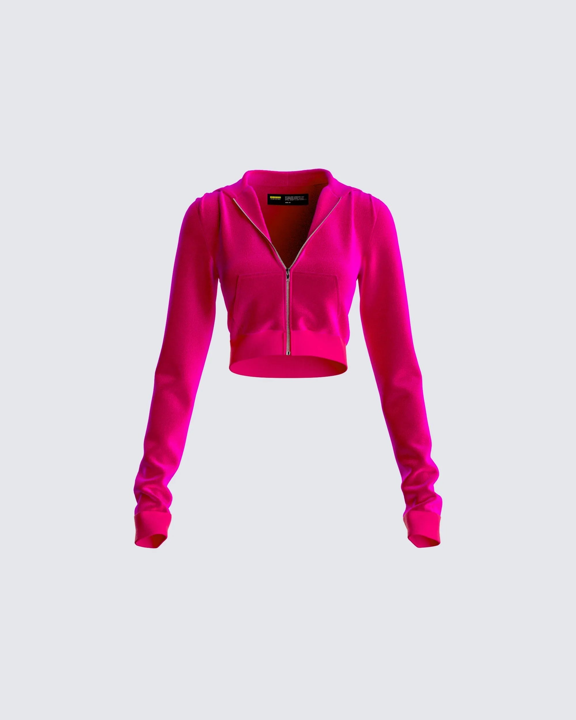 Alessa Pink Velvet Jacket