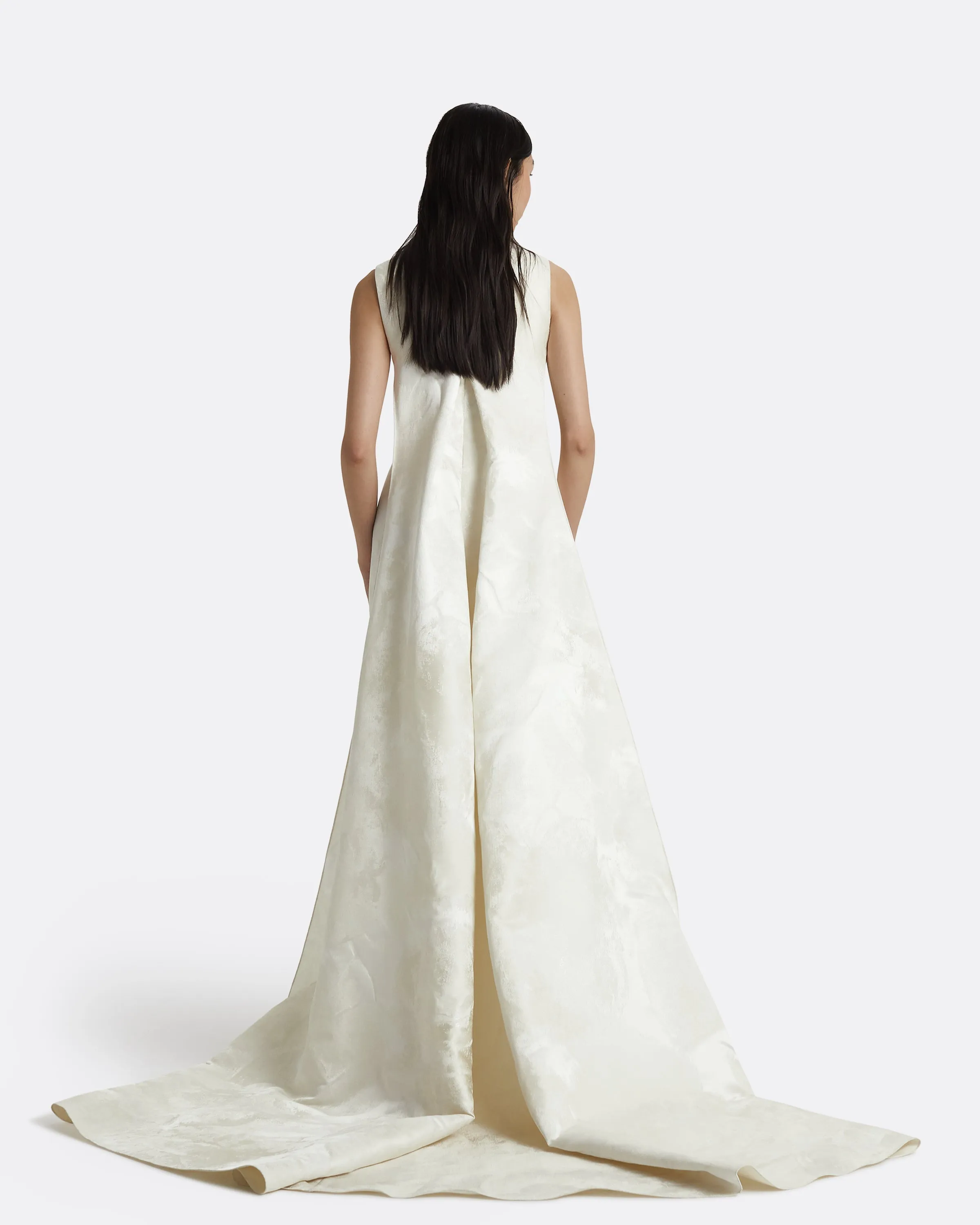 Alina Ivory Long Dress