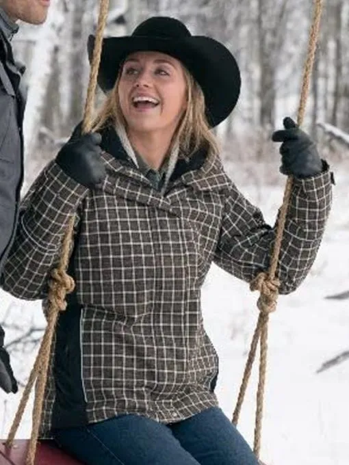 Amber Marshall Checkered Jacket