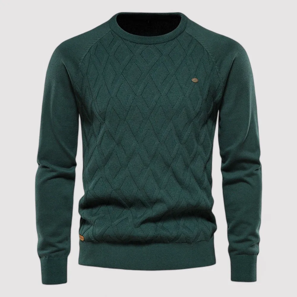 Ancien | Knitted Oxford Men's Sweater