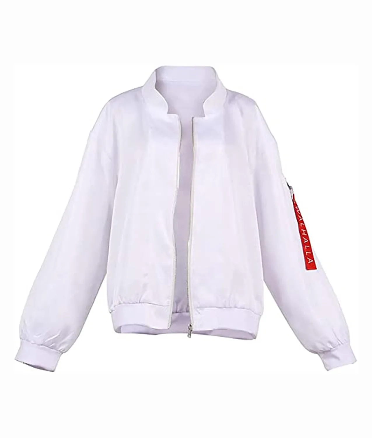 Animated Series Tokyo Revengers Team Walhalla White Bomber Jacket