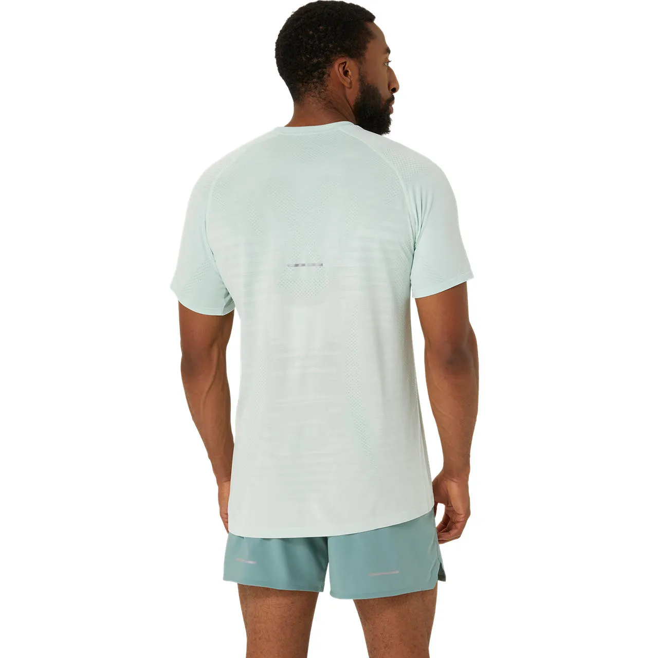 Asics Men&#x27;s Seamless SS Top Light Celadon/Birch | Buy Asics Men&#x27;s Seamless SS Top Light Celadon/Birch here | Outnorth