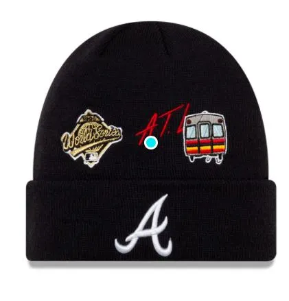 ATLANTA BRAVES CITY TRANSIT BEANIE KNIT