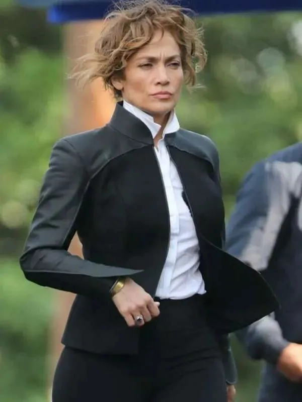 Atlas 2024 Jennifer Lopez Black Jacket