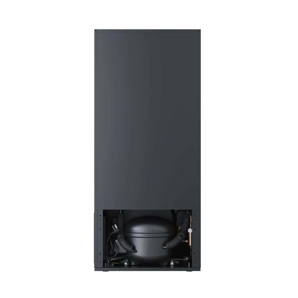 Avallon ABR151BLSS 15" Wide 86 Can Beverage Center in Black Stainless Steel