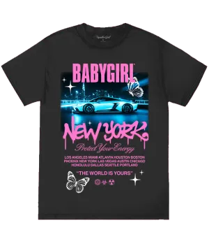 BABYGIRL NIGHT NEON CAR