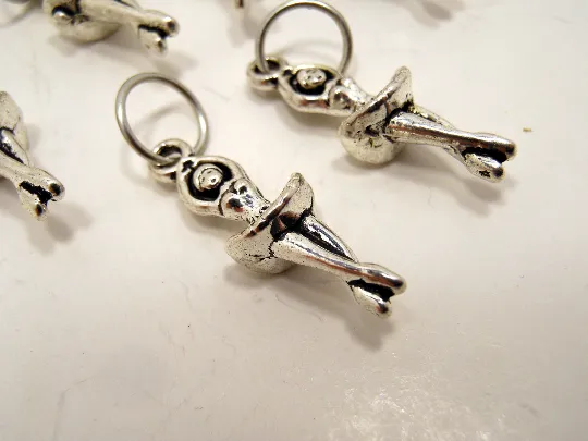 Ballerinas: Set of 6 Stitch Markers