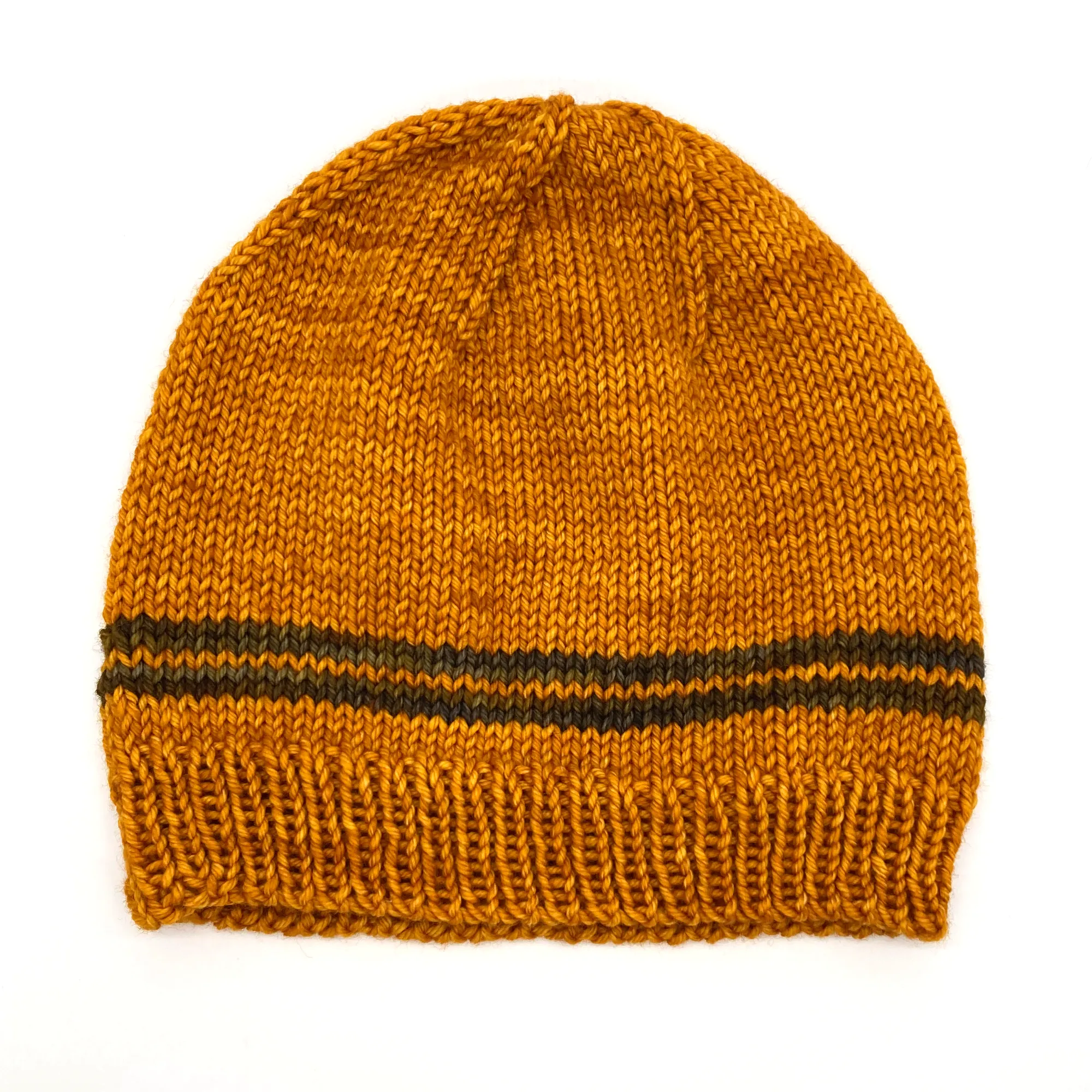 Basic Beanie | 100% Superwash Merino Wool | Glitter Gold