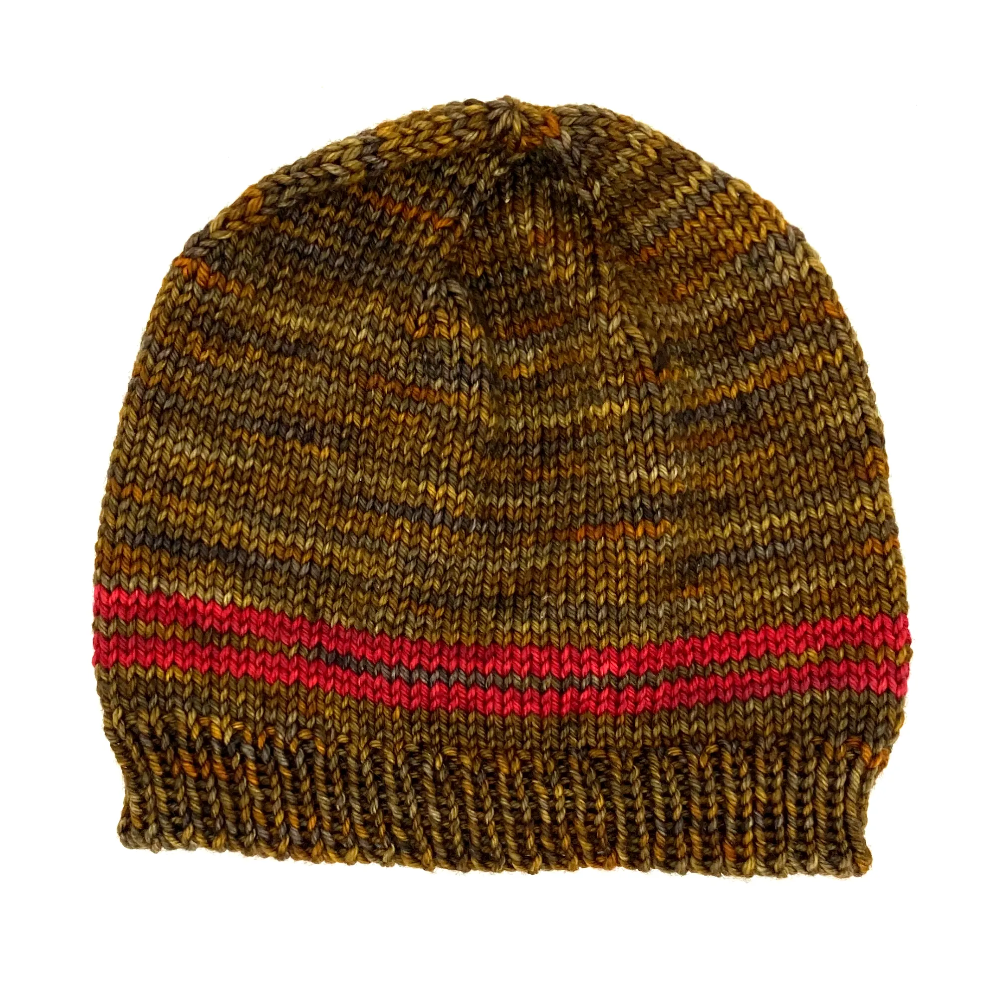 Basic Beanie | 100% Superwash Merino Wool | Glitter Gold