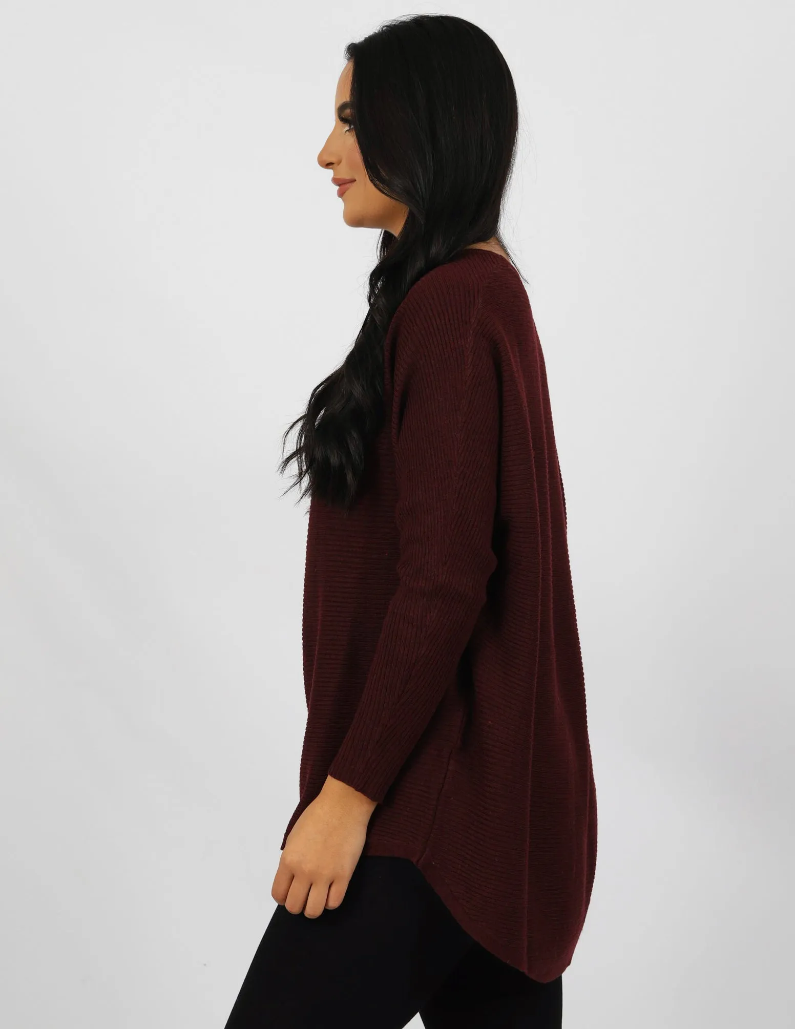 Batwing Knit Pullover