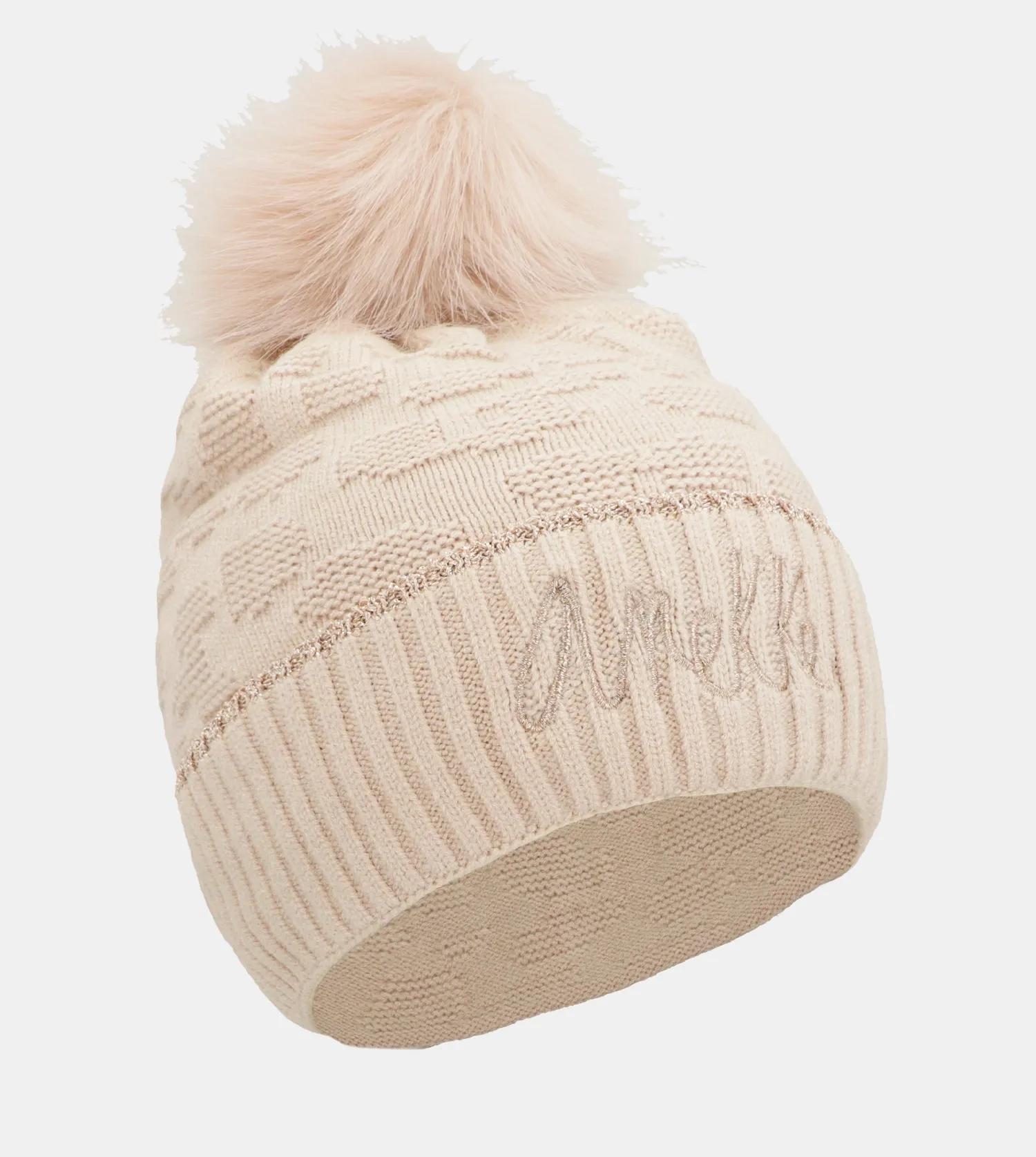 Beige Shodō Knit Hat