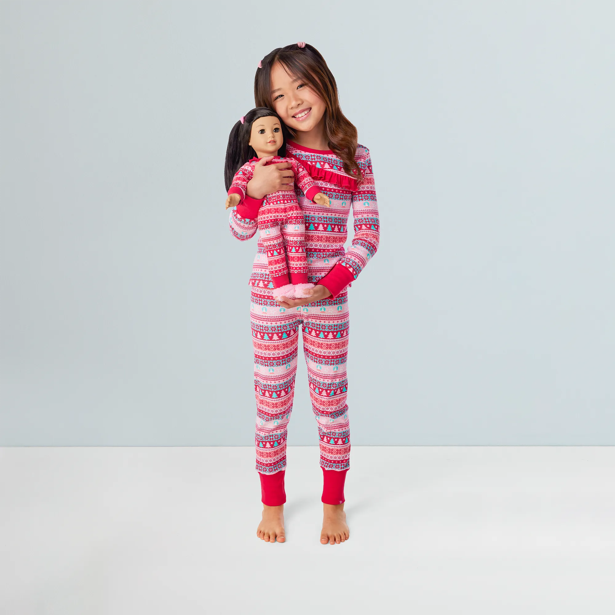 Berry Merry PJs for Girls & 18-inch Dolls