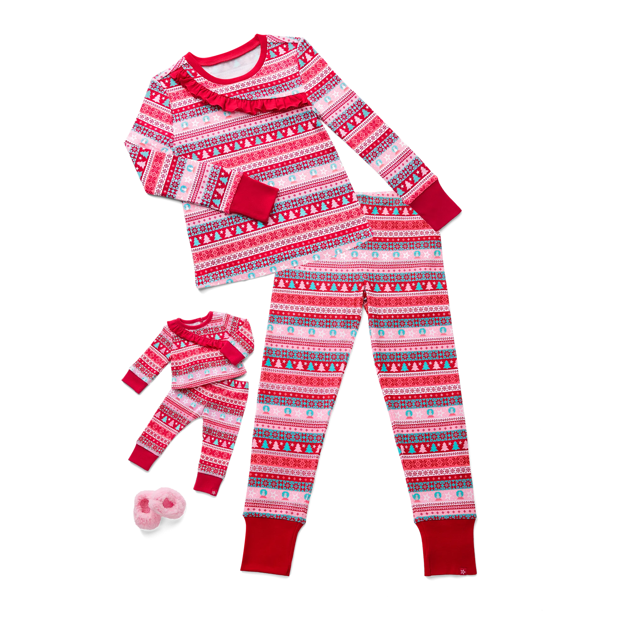 Berry Merry PJs for Girls & 18-inch Dolls