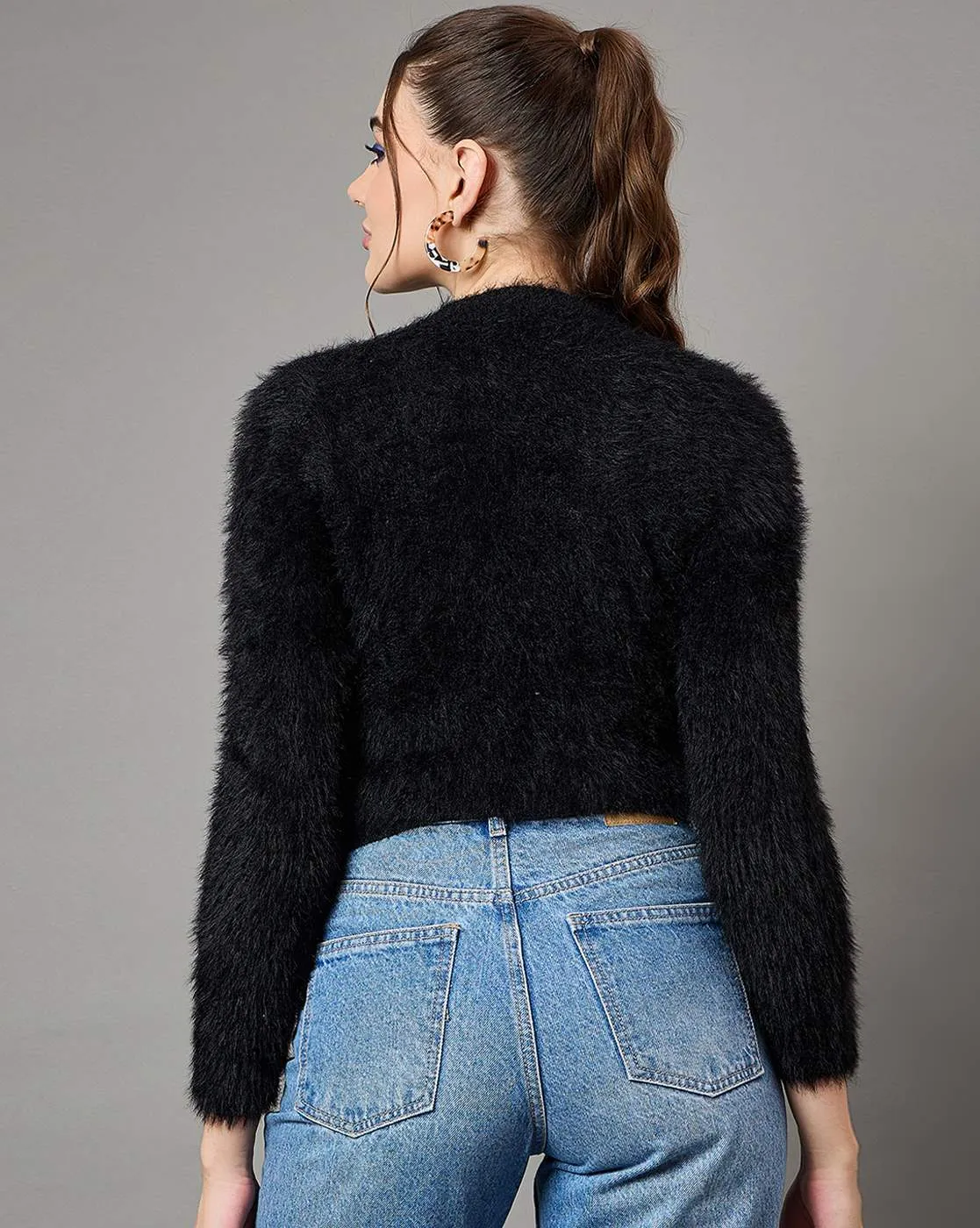 Black Luxe Woolen Sweater