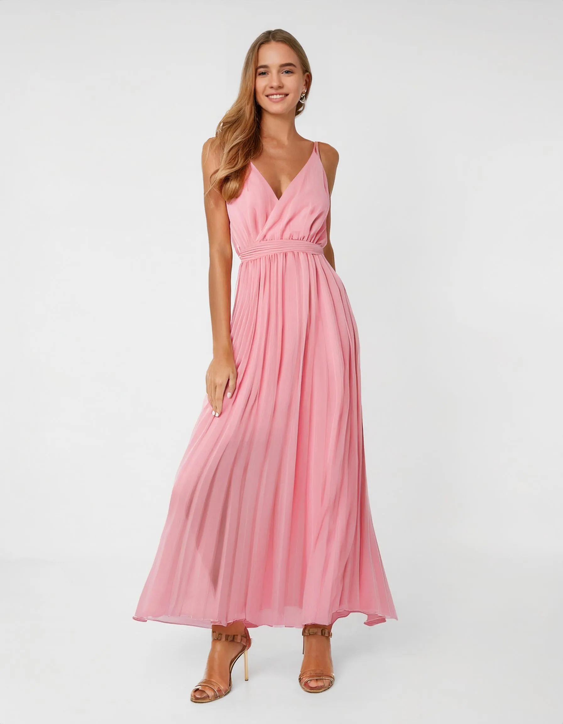 Blush Delight Maxi Dress