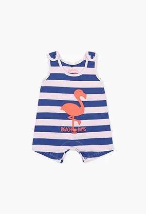 Boboli Flamingo Romper- Pink