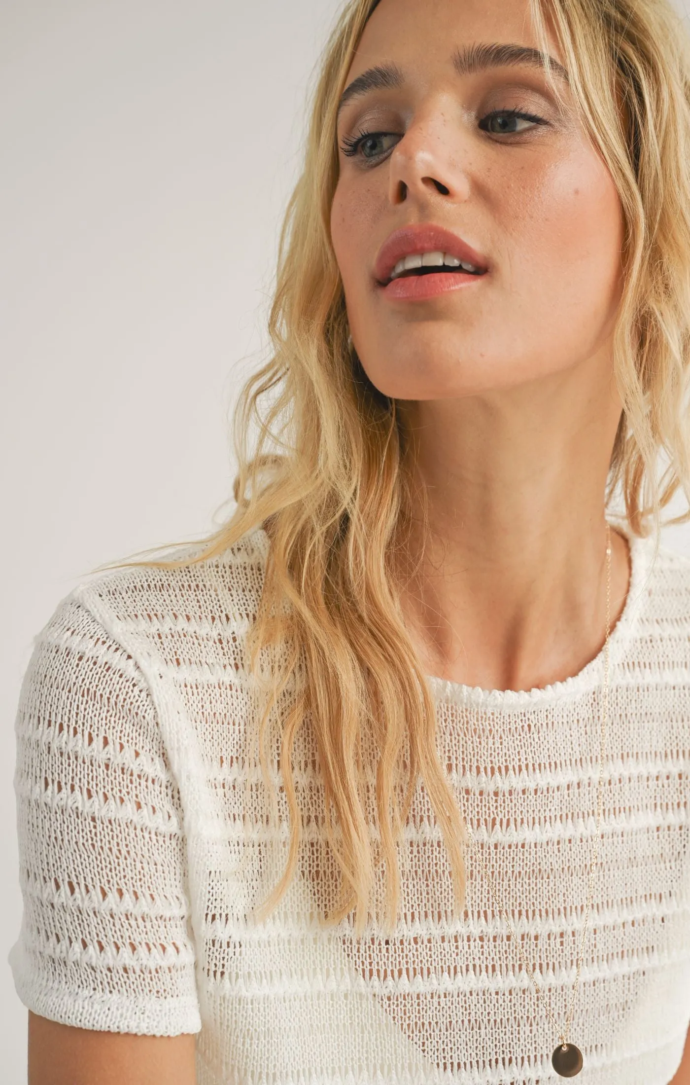 Bonfire Knit Crop Top