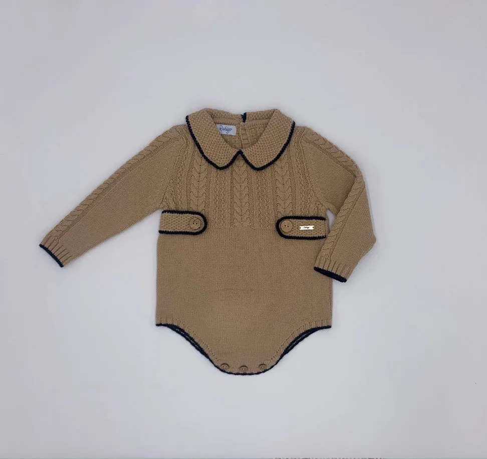 Boys Camel Romper