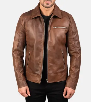 Bristol Men's Biker Leather Jacket