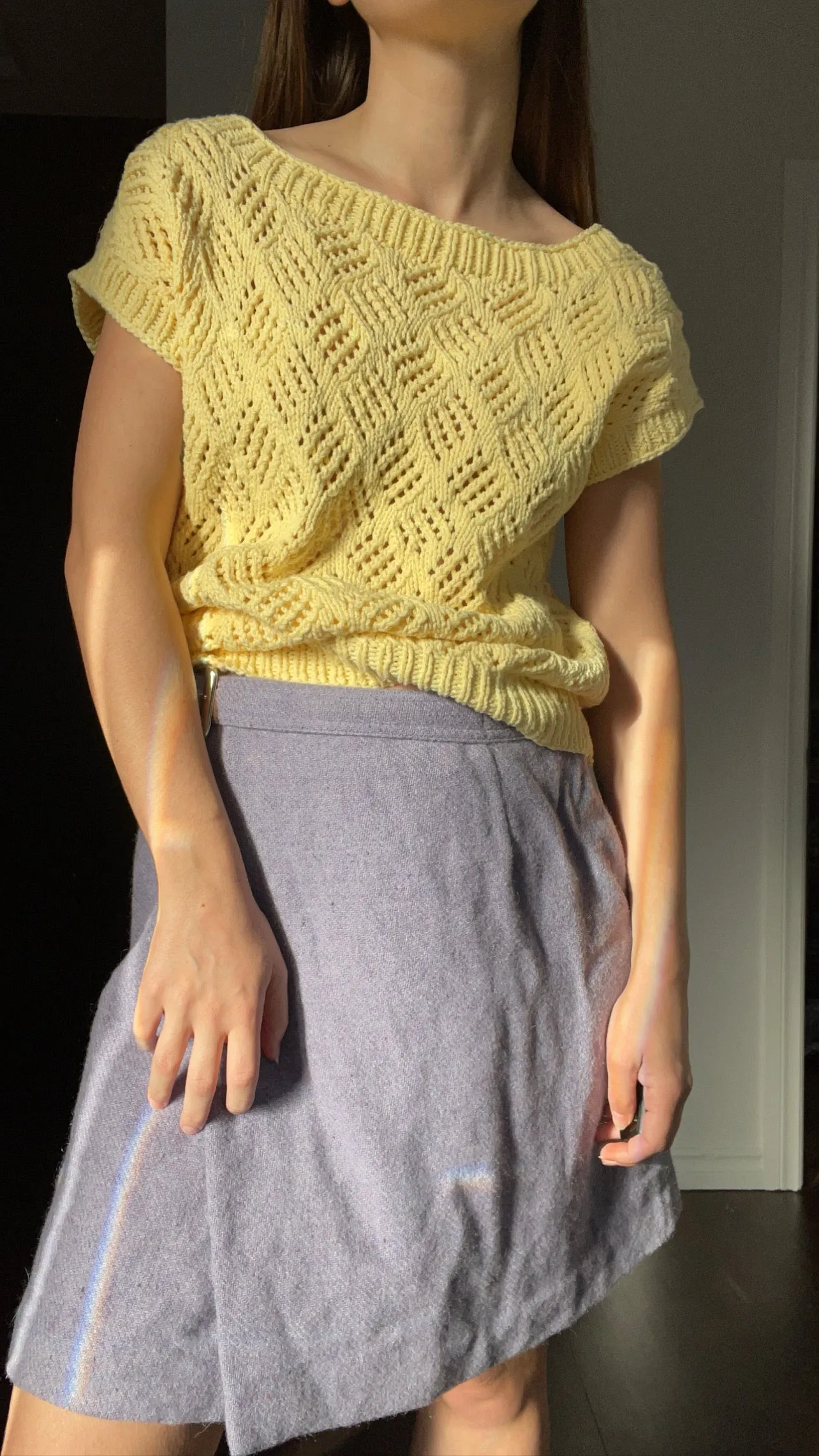 Buttery Crochet Top - M