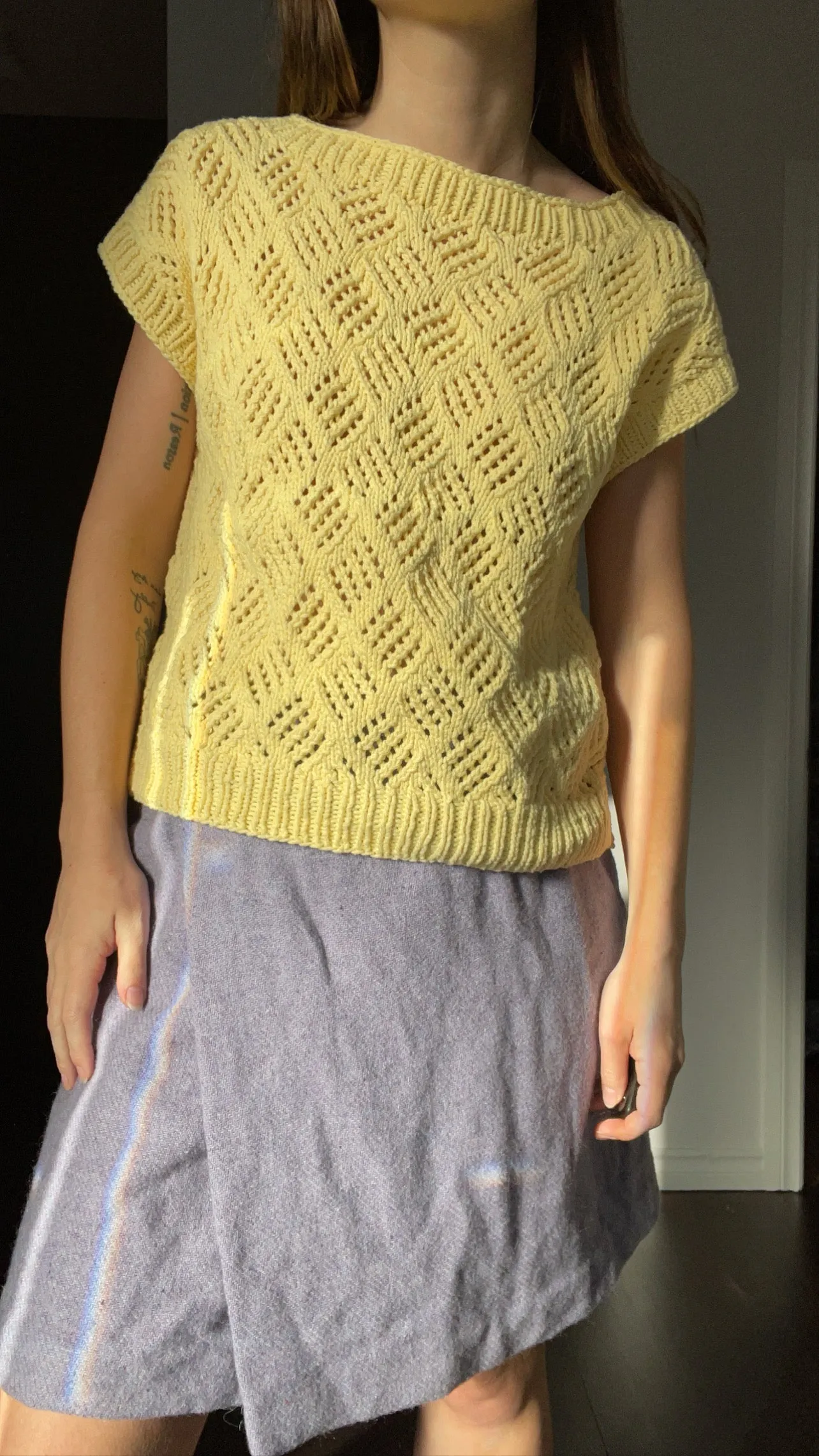 Buttery Crochet Top - M