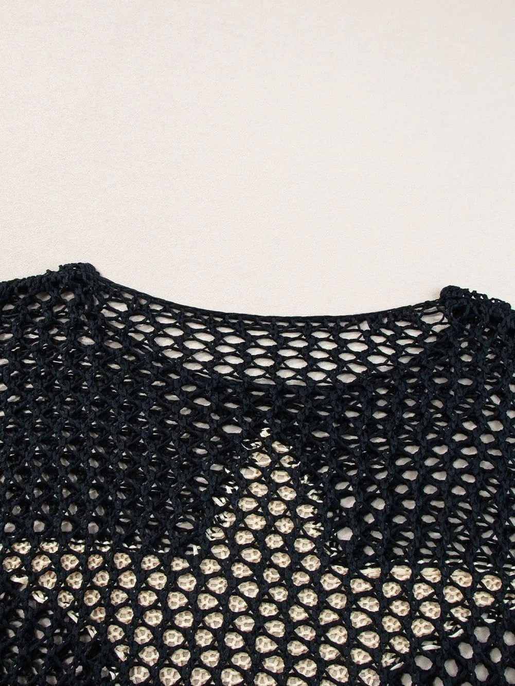 Captivating Crochet Knit Top with Star