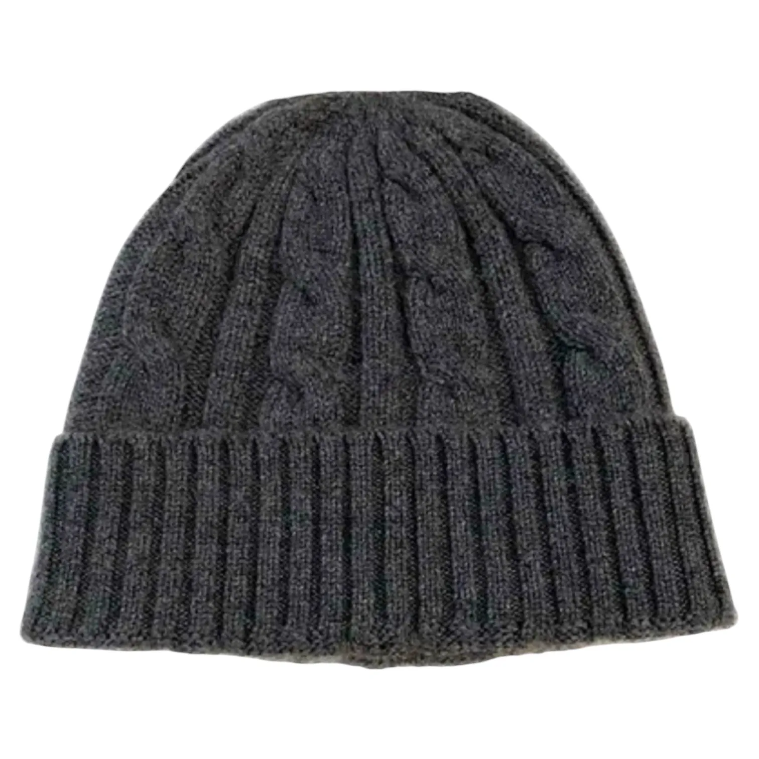 Charcoal Grey Cashmere Beanie