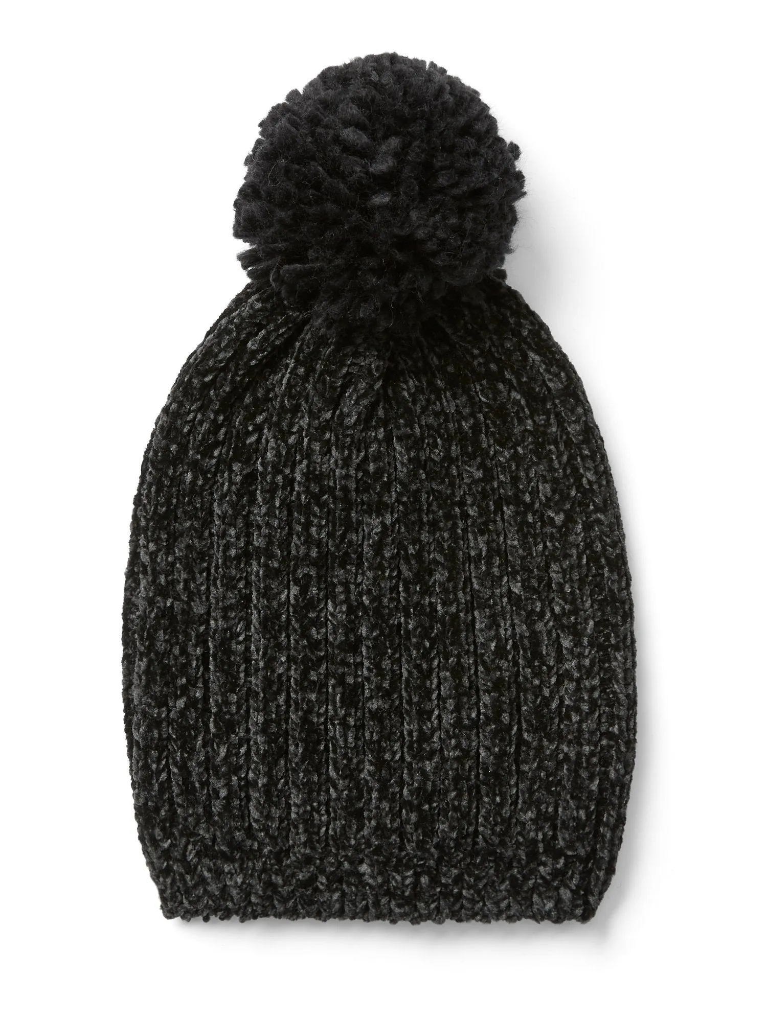 Chenille Pom-Pom Hat