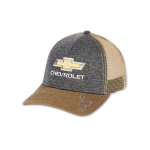 Chevrolet Gold Bowtie Dri Duck Trucker Cap