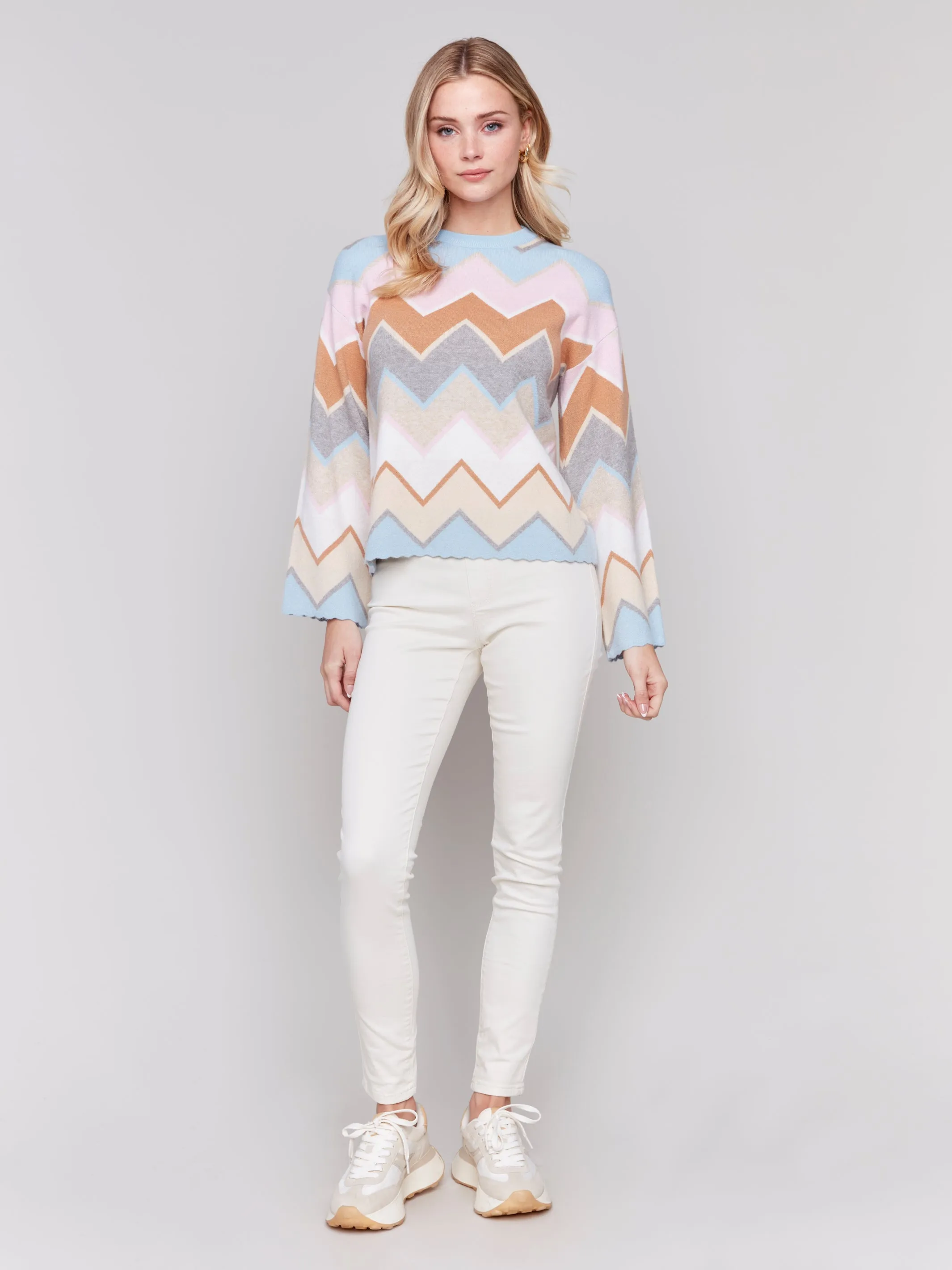 Chevron Knit Sweater