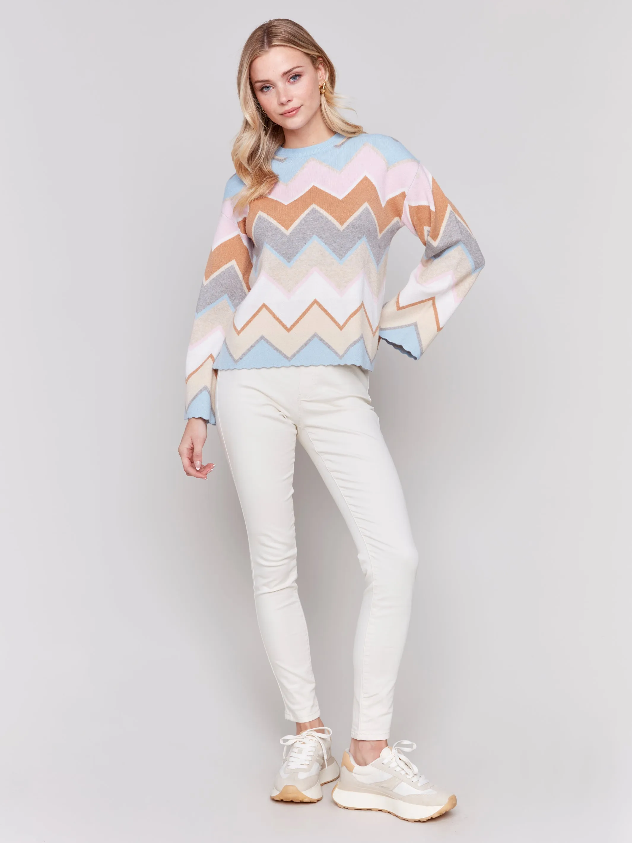 Chevron Knit Sweater