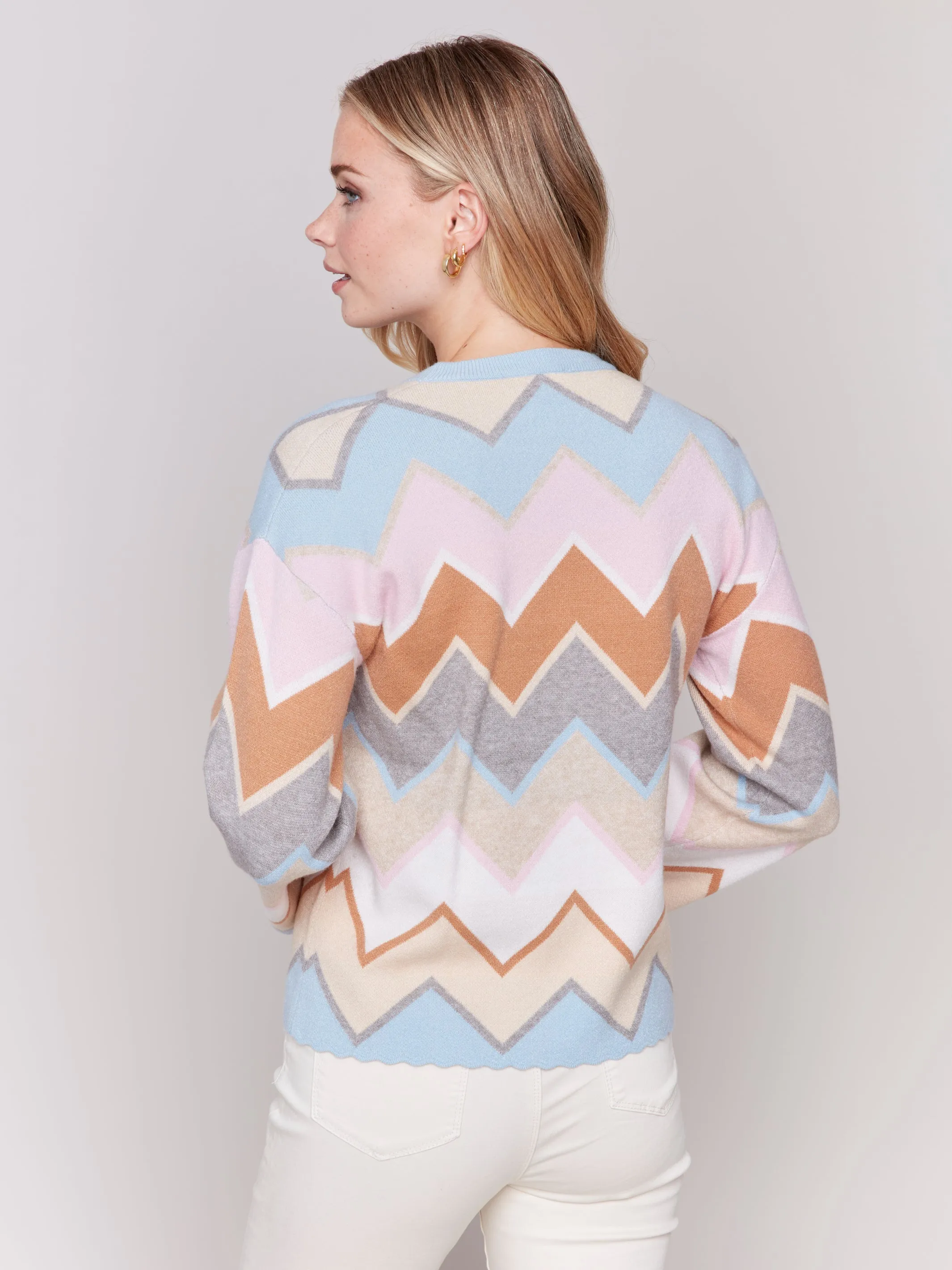 Chevron Knit Sweater