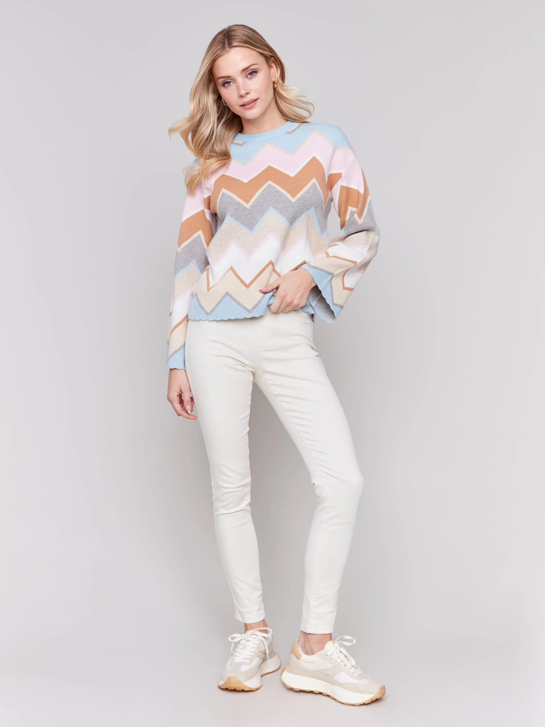 Chevron Knit Sweater