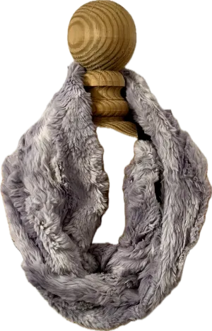 Chrome Wild Rabbit Infinity Scarf