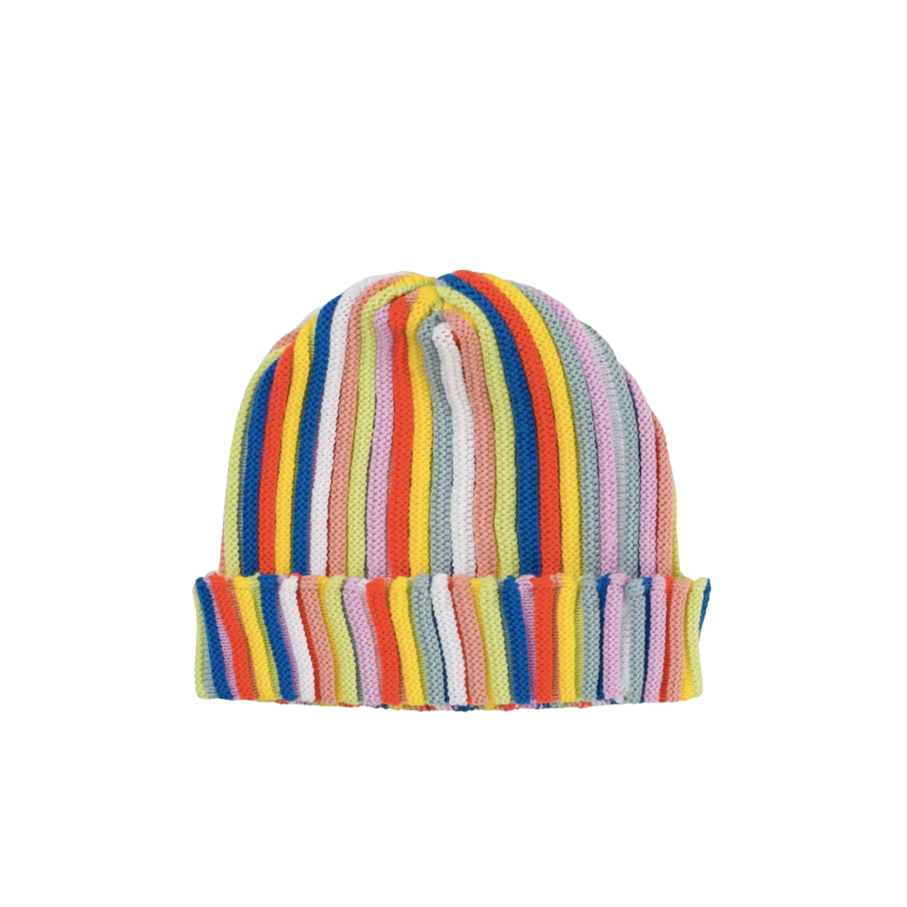 Circus Striped Knit Beanie