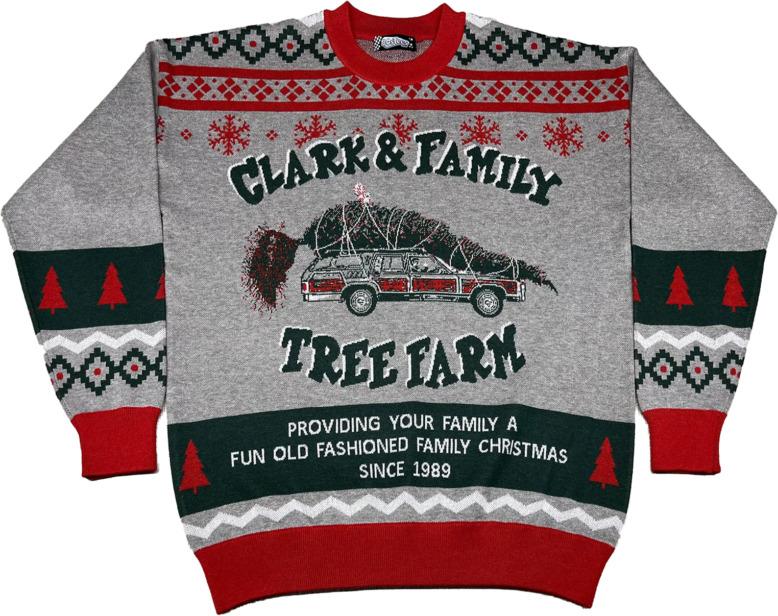 Clark & Family Tree Farm Christmas Vacation Knitted Sweater