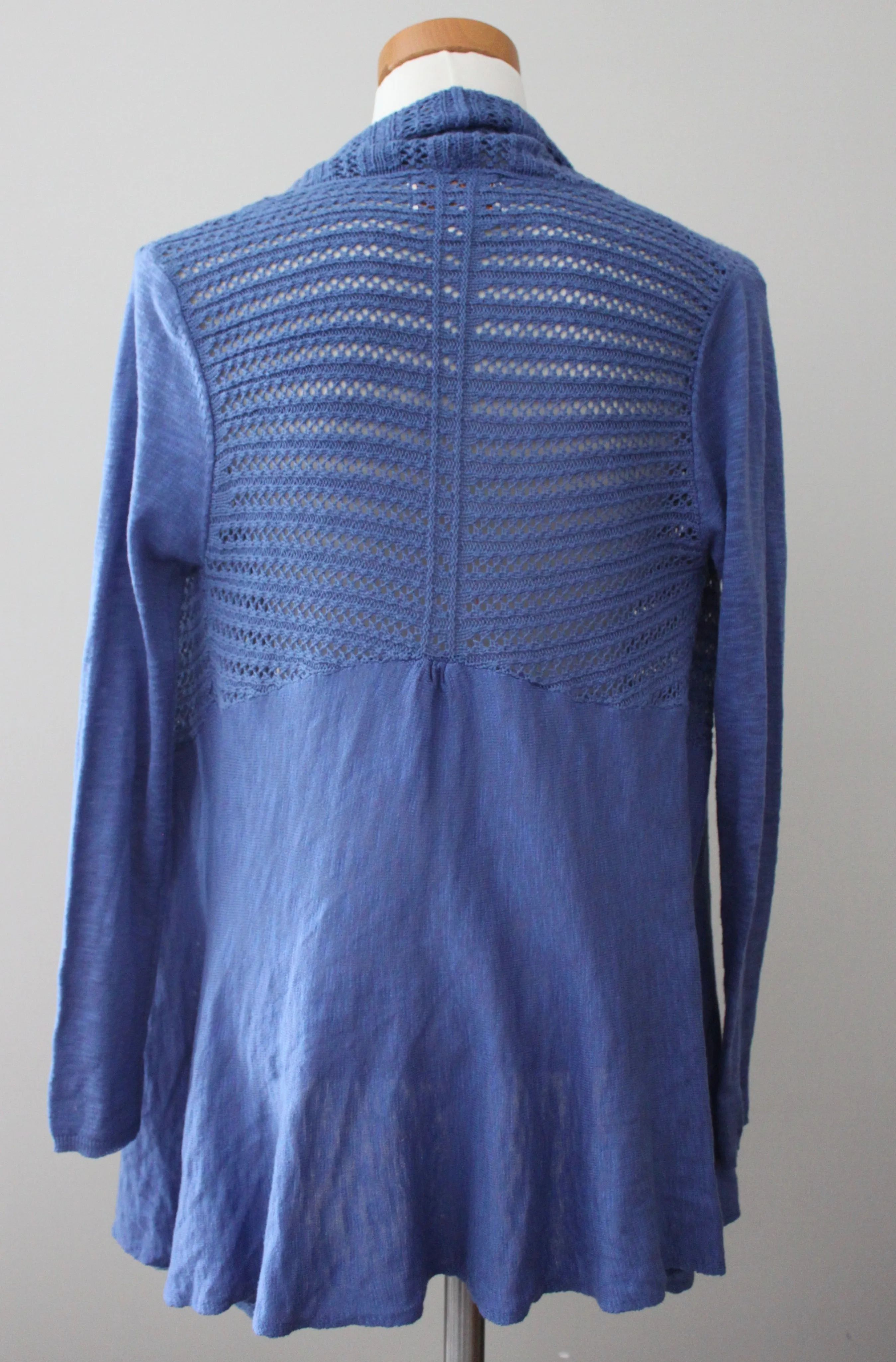 Cool Summer Blue Lightweight Cardigan