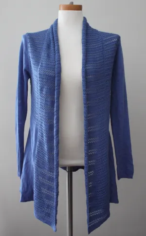 Cool Summer Blue Lightweight Cardigan