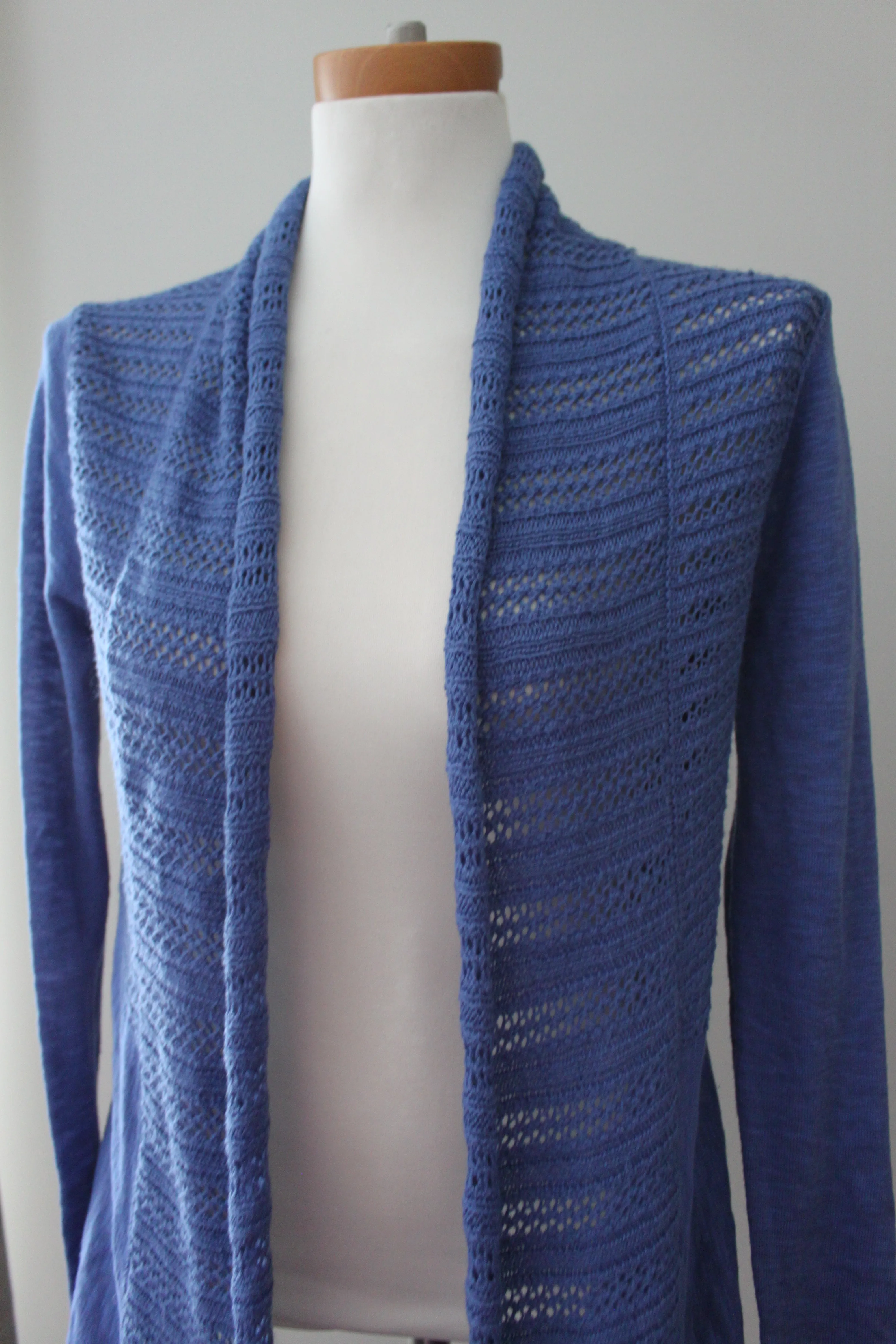 Cool Summer Blue Lightweight Cardigan