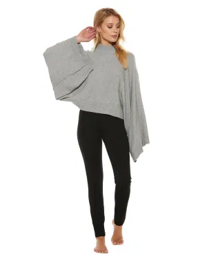 Cropped Sweater Heather Grey