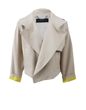 Cropped Trench Jacket