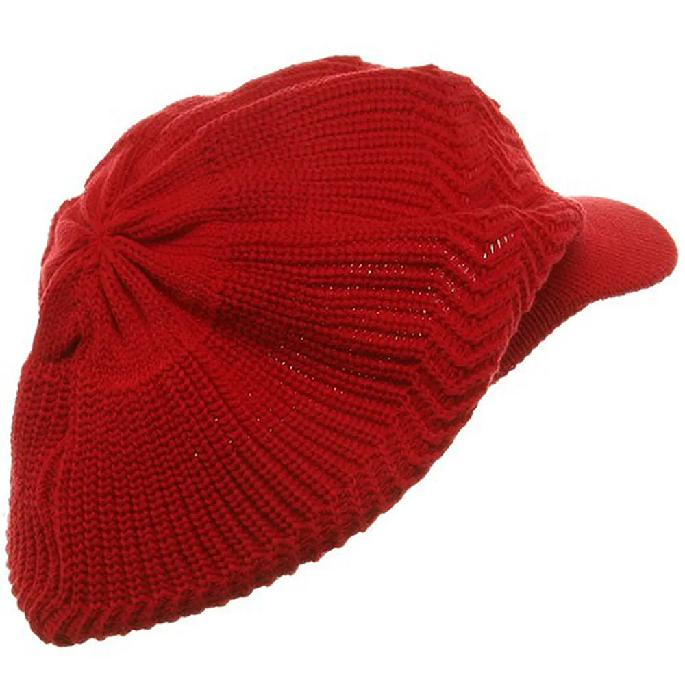 Crown Plain Beanie Visor