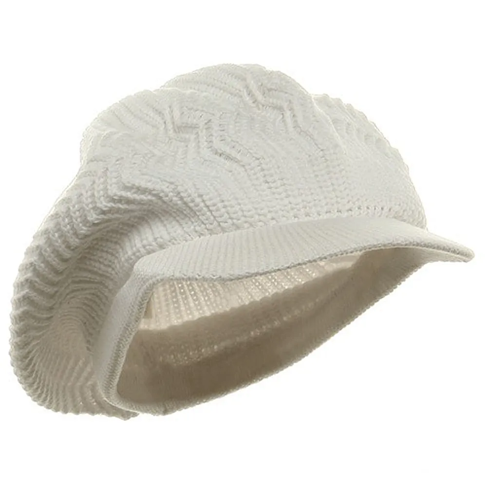 Crown Plain Beanie Visor