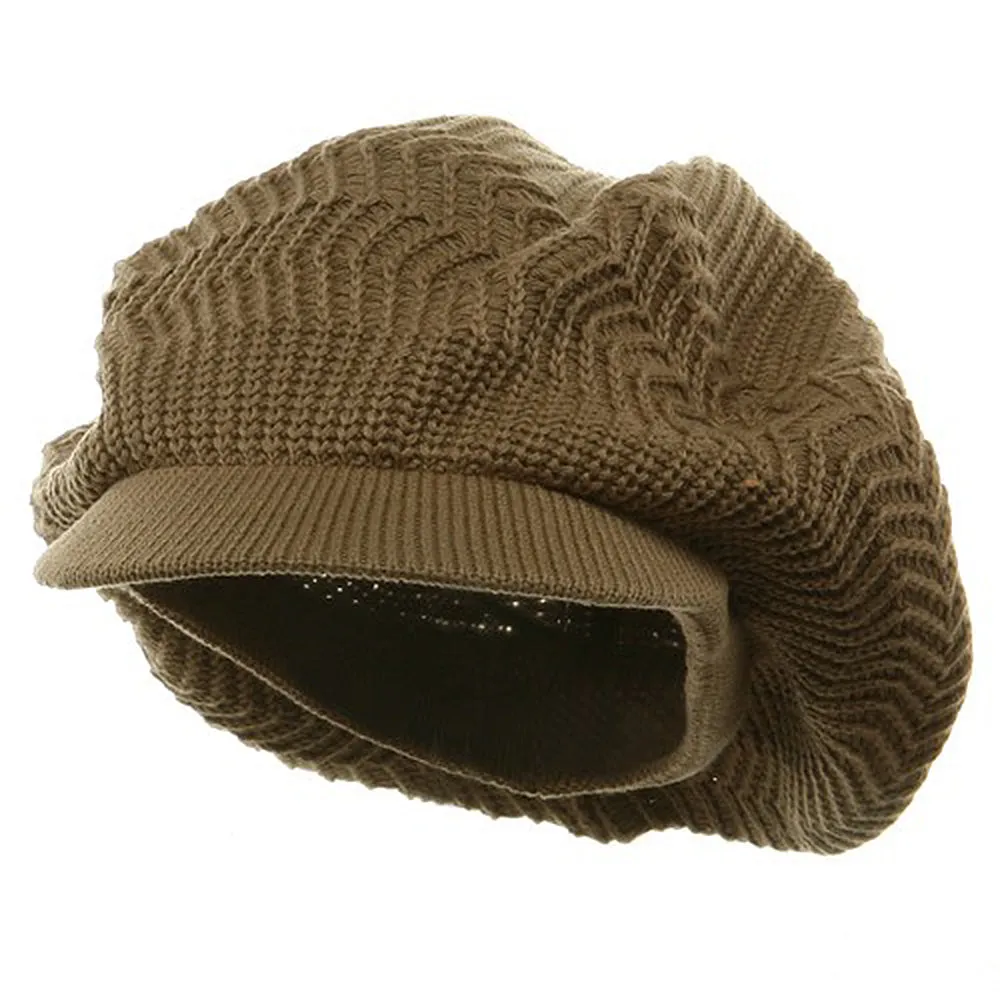 Crown Plain Beanie Visor