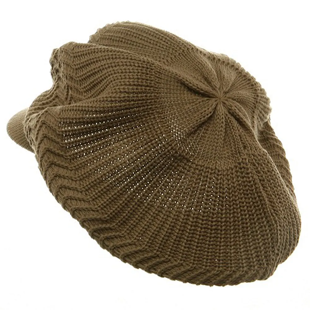 Crown Plain Beanie Visor